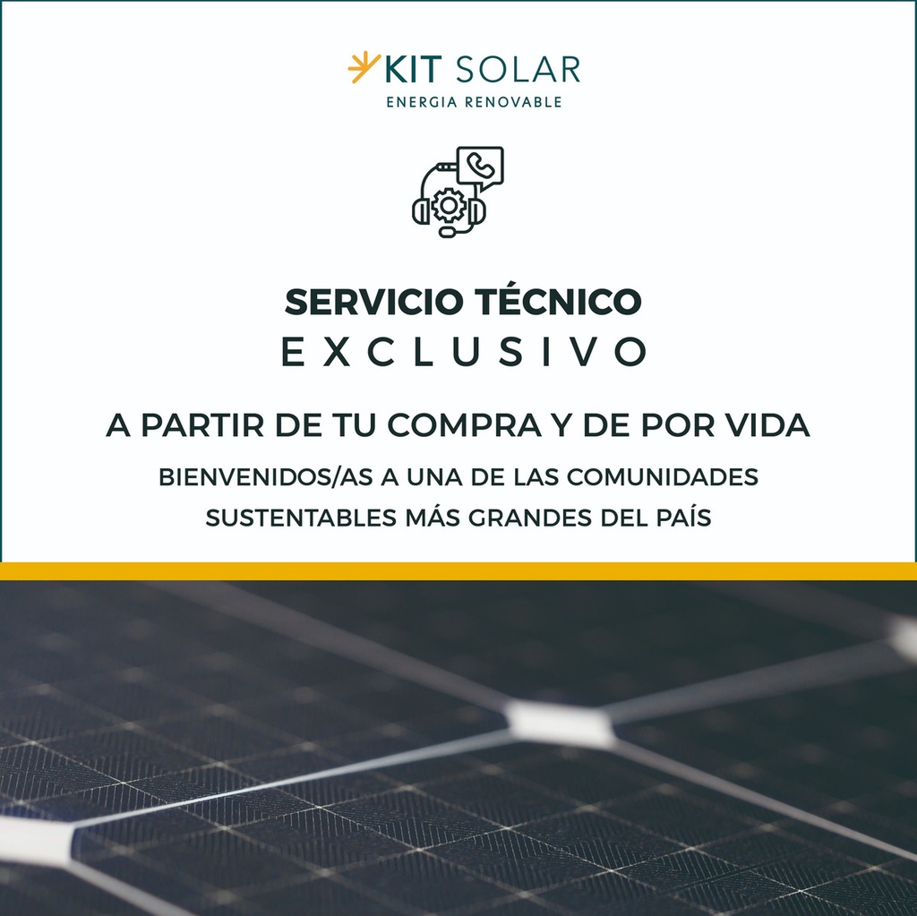 Kit Solar Completo Autoinstalable Energia Panel Bateria K1