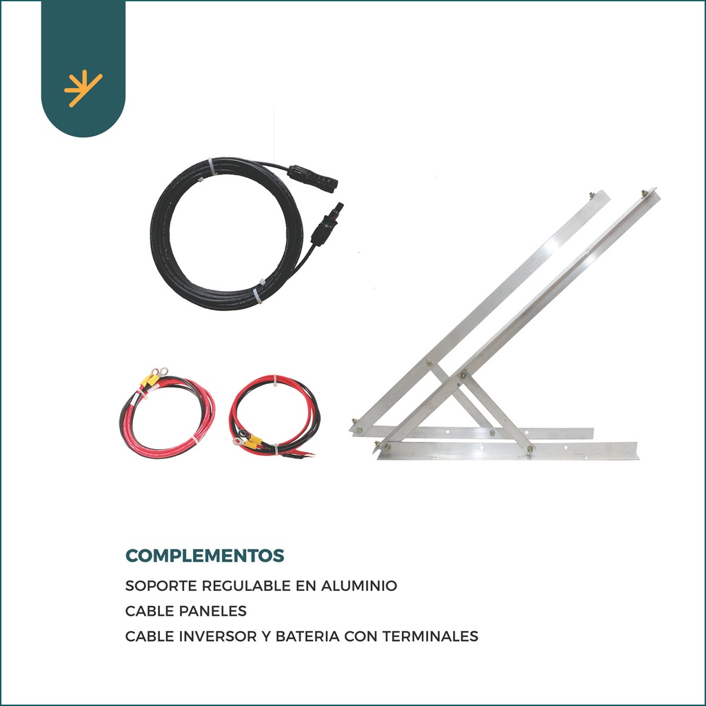 Kit Panel Solar Completo 1000w Autoinstalable Motorhome K3