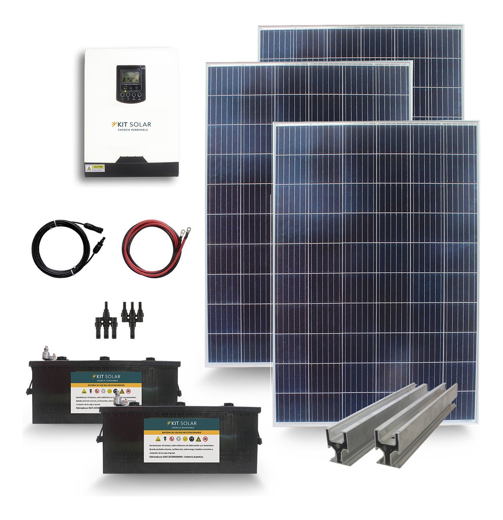 Kit Solar Completo Autoinstalable Con Paneles Inteligente 2s