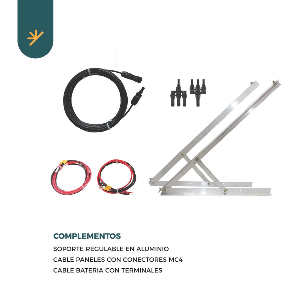 Kit Solar Completo Autoinstalable Con Paneles Inteligente 2s