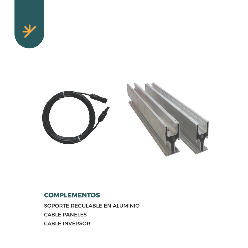 Kit Solar Ahorro 1500w (on Grid) Ahorro Energético | Básico