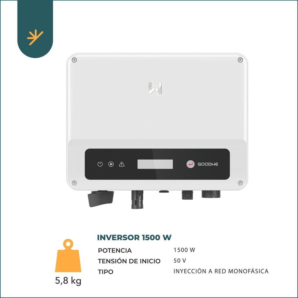 Kit Solar Ahorro 1500w (on Grid) Ahorro Energético | Básico