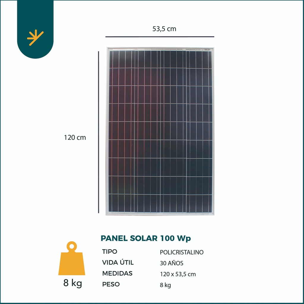 Kit Panel Solar Completo 2x100w Usb Energia Casa Rodante K8