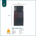 Kit Panel Solar Completo Para Casas 2x160w Automatico 4s