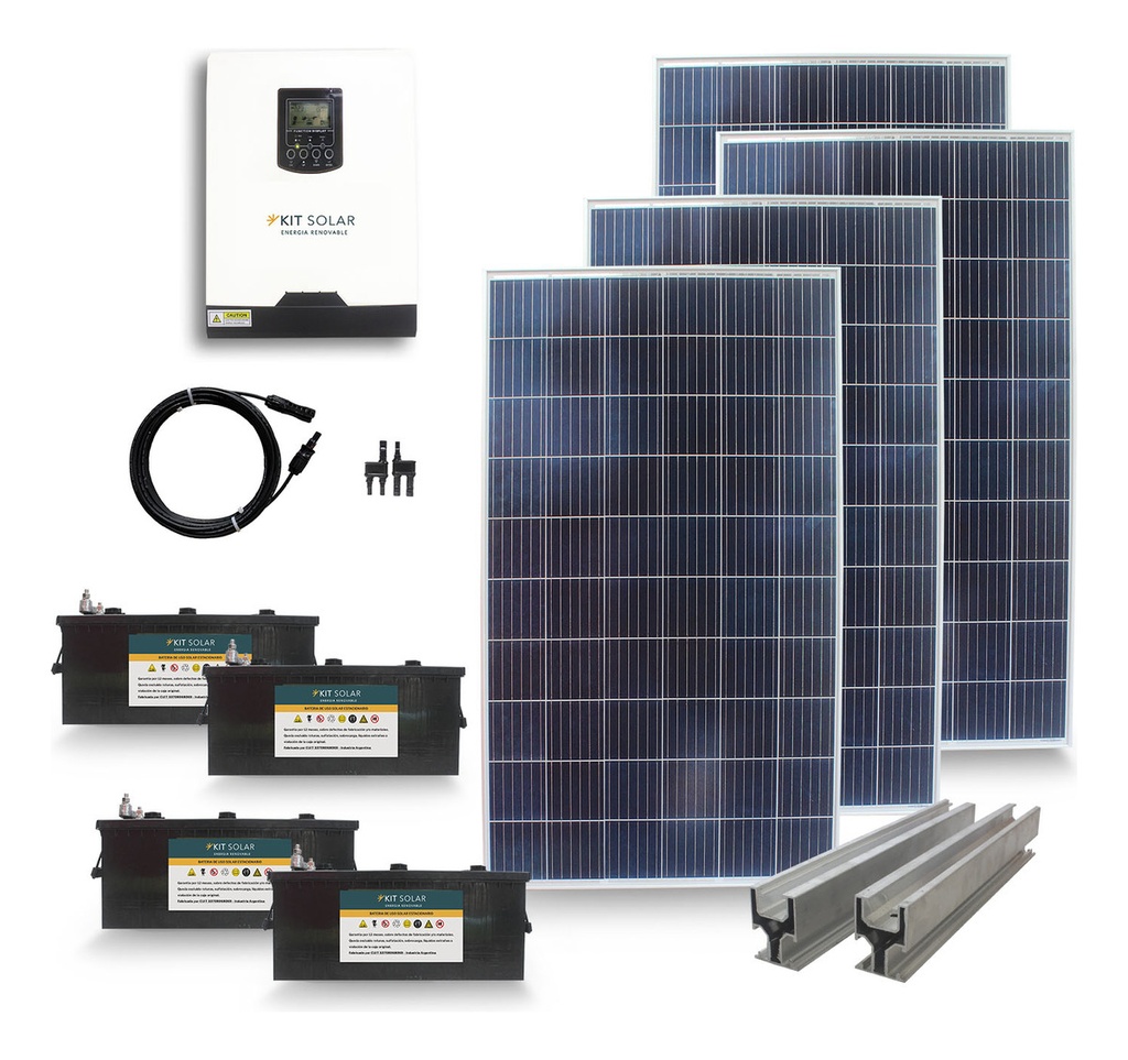Kit Solar Full 5000w Heladera Freezer | Básico