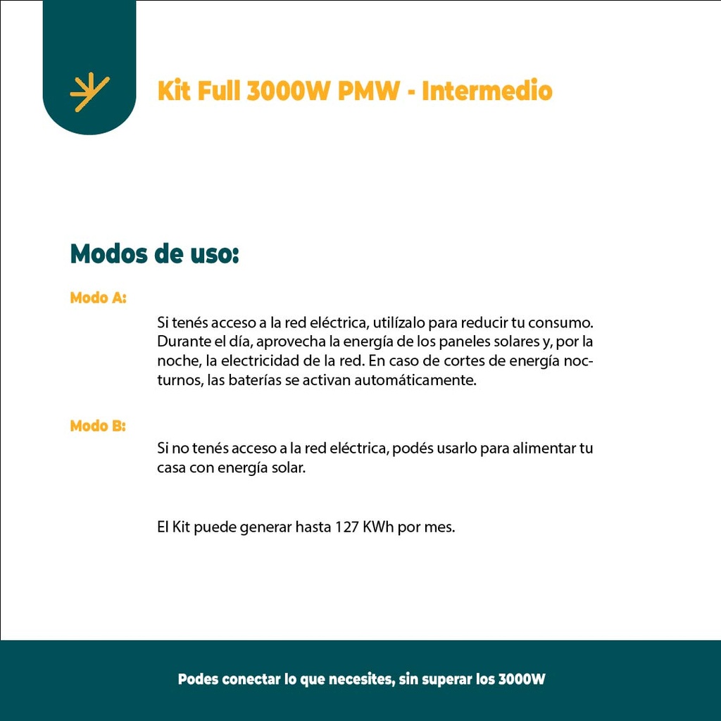 Kit Solar Completo Con 2 Paneles De 330w Inversor 3000w 10s