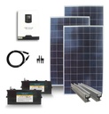 Kit Solar Completo Con 2 Paneles De 330w Inversor 3000w 10s