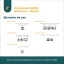 Kit Solar Completo Inversor 1000w Onda Pura Panel 100 K12