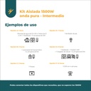 Kit Solar Completo Inversor 1500 Onda Pura Paneles 2x160 K10