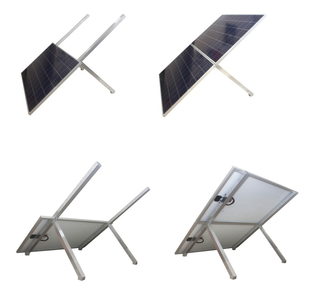 Soporte Paneles Solares Superficies Planas Aluminio S02l