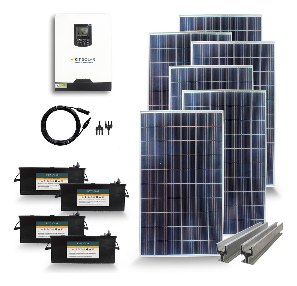 Kit Solar Full 5000w Sistema Completo Onda Pura | Intermedio
