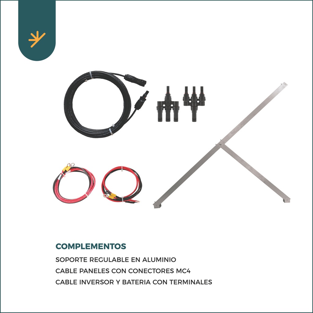 Kit Solar Full 5000w Inteligente Pwm Panel Batería | Premium