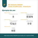 Kit Solar Aislada 1500 W Panel Solar Completo | Premium