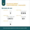 Kit Solar Aislada 1500w Onda Modificada | Intermedio