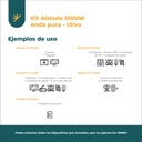 Kit Solar Aislada 1000w Para Antena Starlink + Notebook