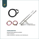 Kit Solar Portátil Panel 100w Batería Agm Completo | Ultra