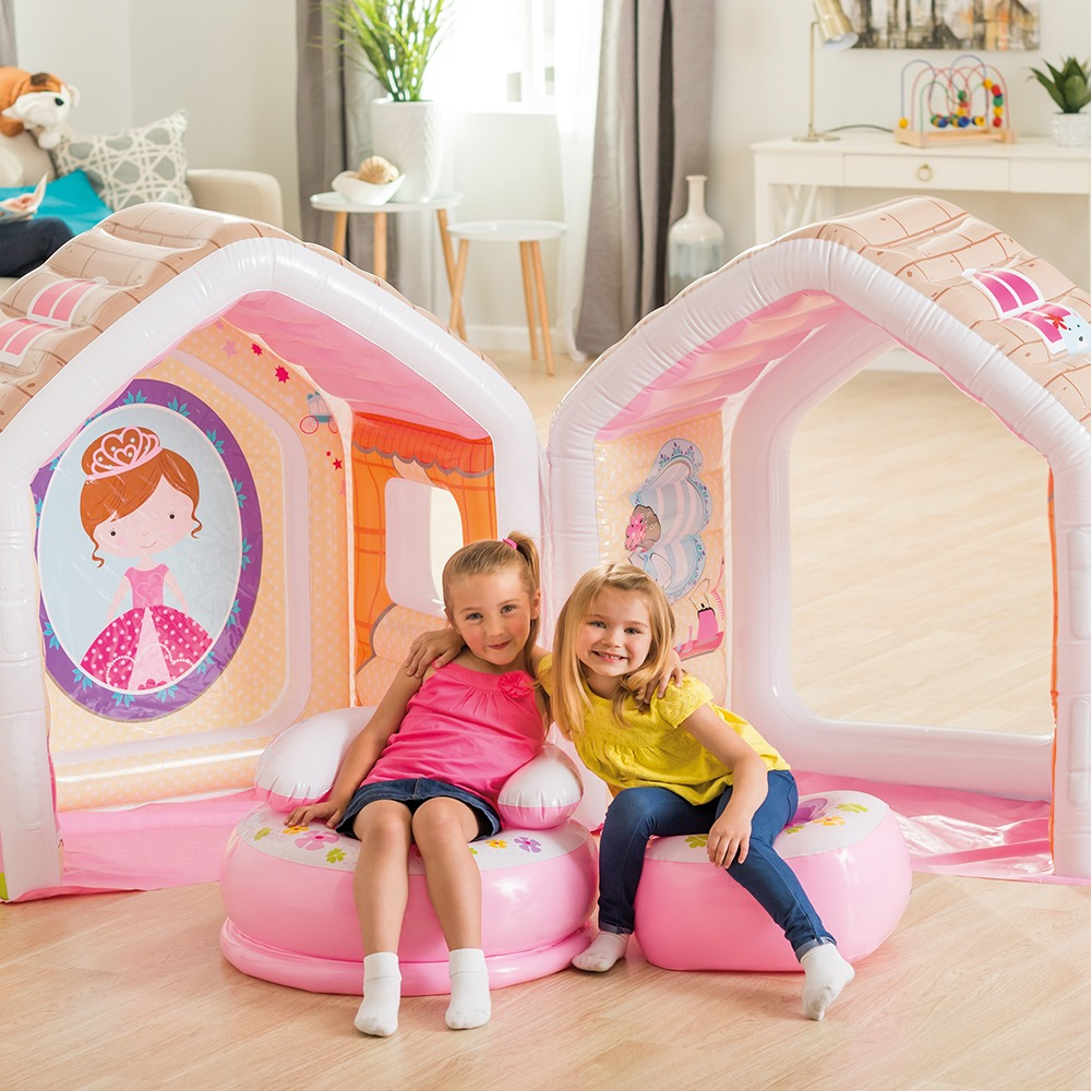 Casita Inflable Princesa 124x109x122 Cm - Casita De Muñeca