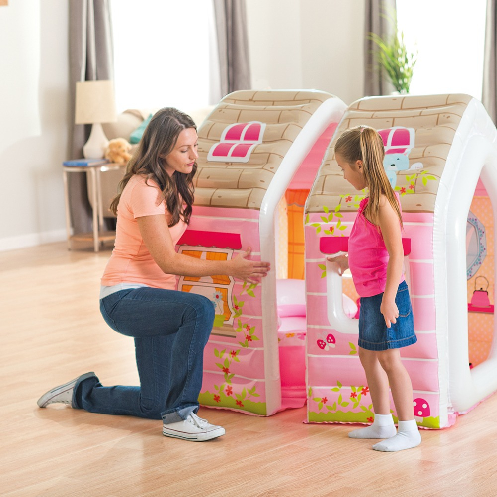 Casita Inflable Princesa 124x109x122 Cm - Casita De Muñeca