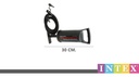 Inflador Manual Portátil Intex Double Quick Chico Para Pelotas Color Negro 115psi