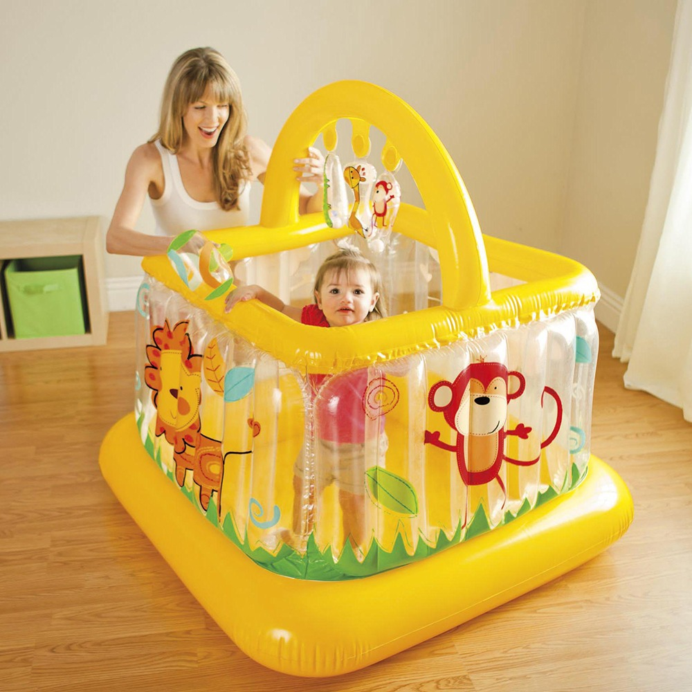 Corralito Para Bebes Inflable De Animales - Intex
