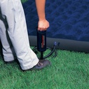 Inflador Manual Intex Double Quick Chico Color Negro