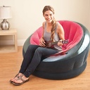 Sillon Inflable Puff Redondo Interior Exterior Intex Empire