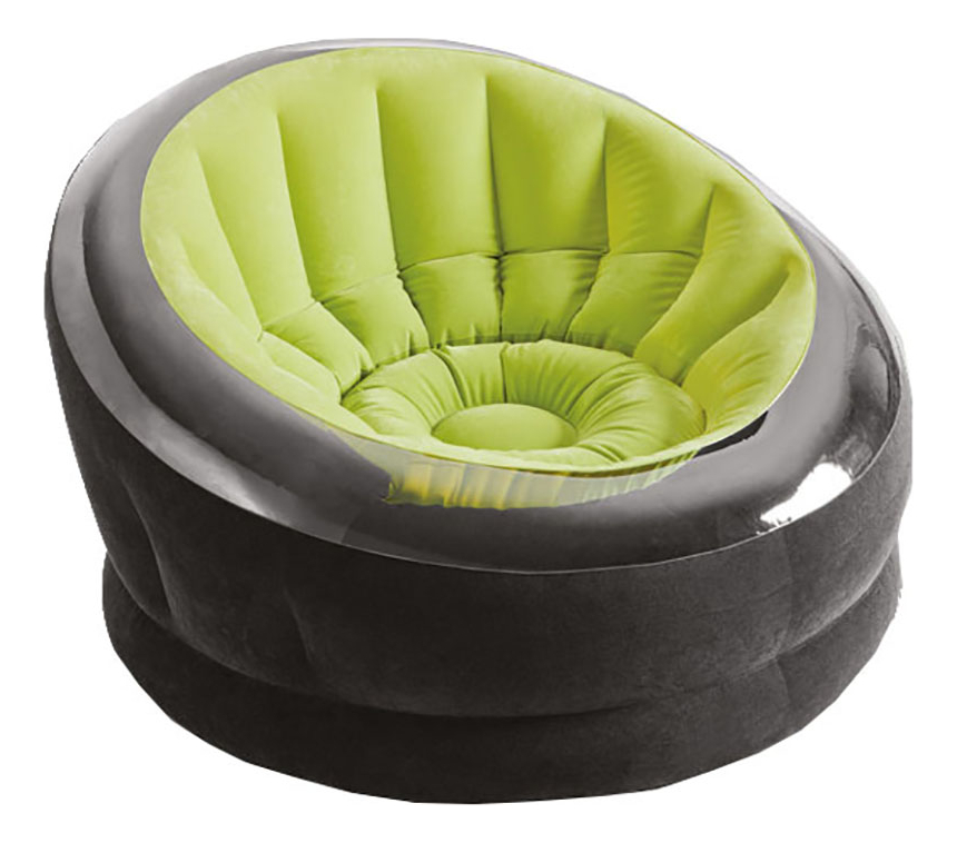 Sillon Inflable Puff Redondo Interior Exterior Intex Empire
