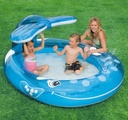 Pileta Inflable Intex Ballena Spray ( 208 X 157 X 99 Cm )