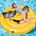 Colchoneta Cama Juego Agua Inflable Intex Emoji 173 X 27 Cm