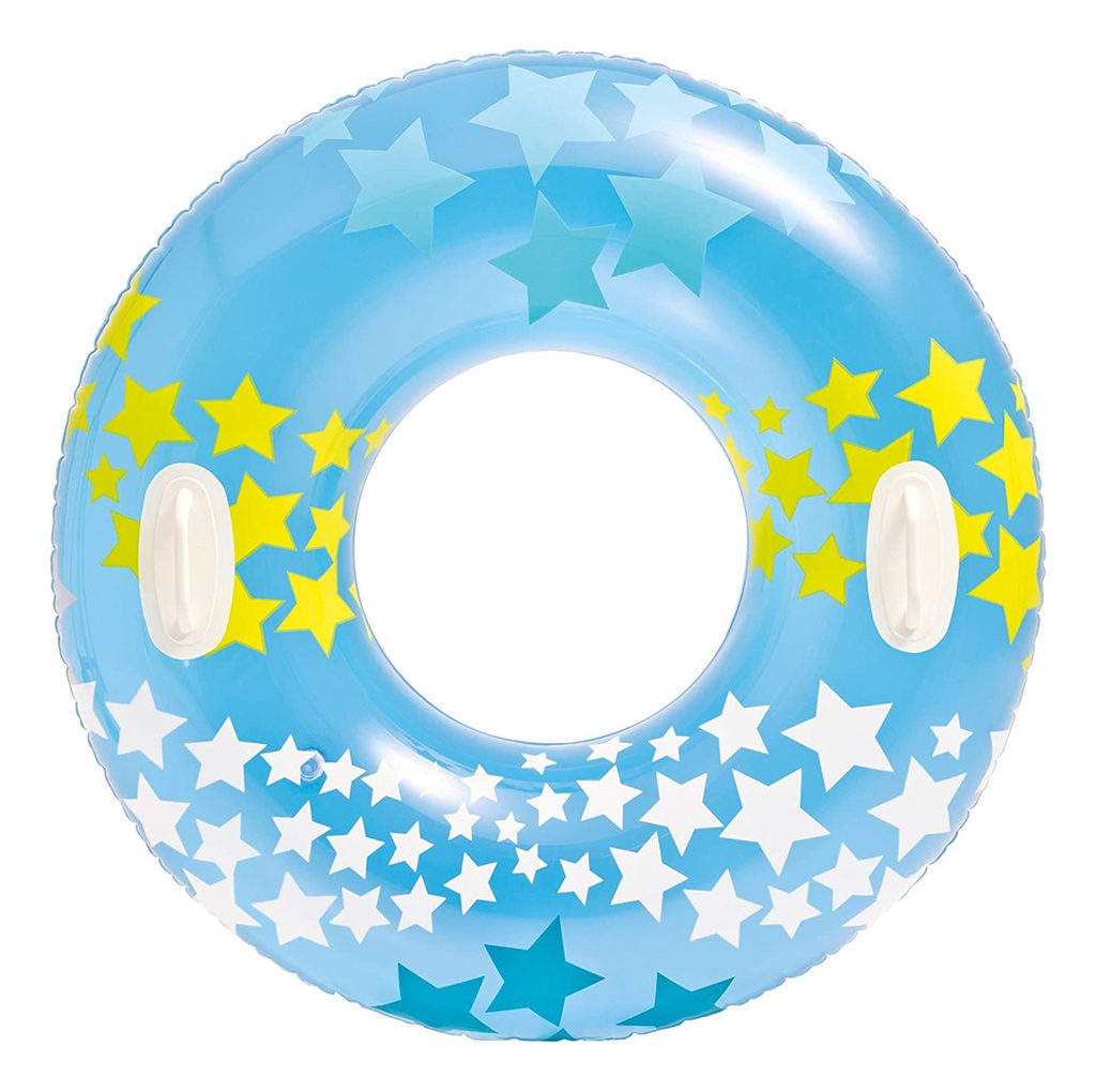 Juegos De Piscina Intex Aro Flotador Estrellas C/agarradera