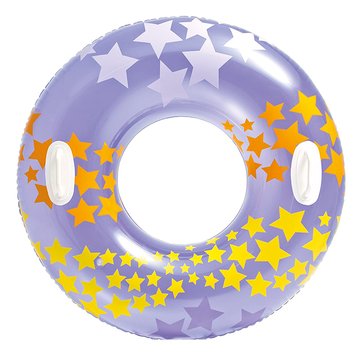 Juegos De Piscina Intex Aro Flotador Estrellas C/agarradera