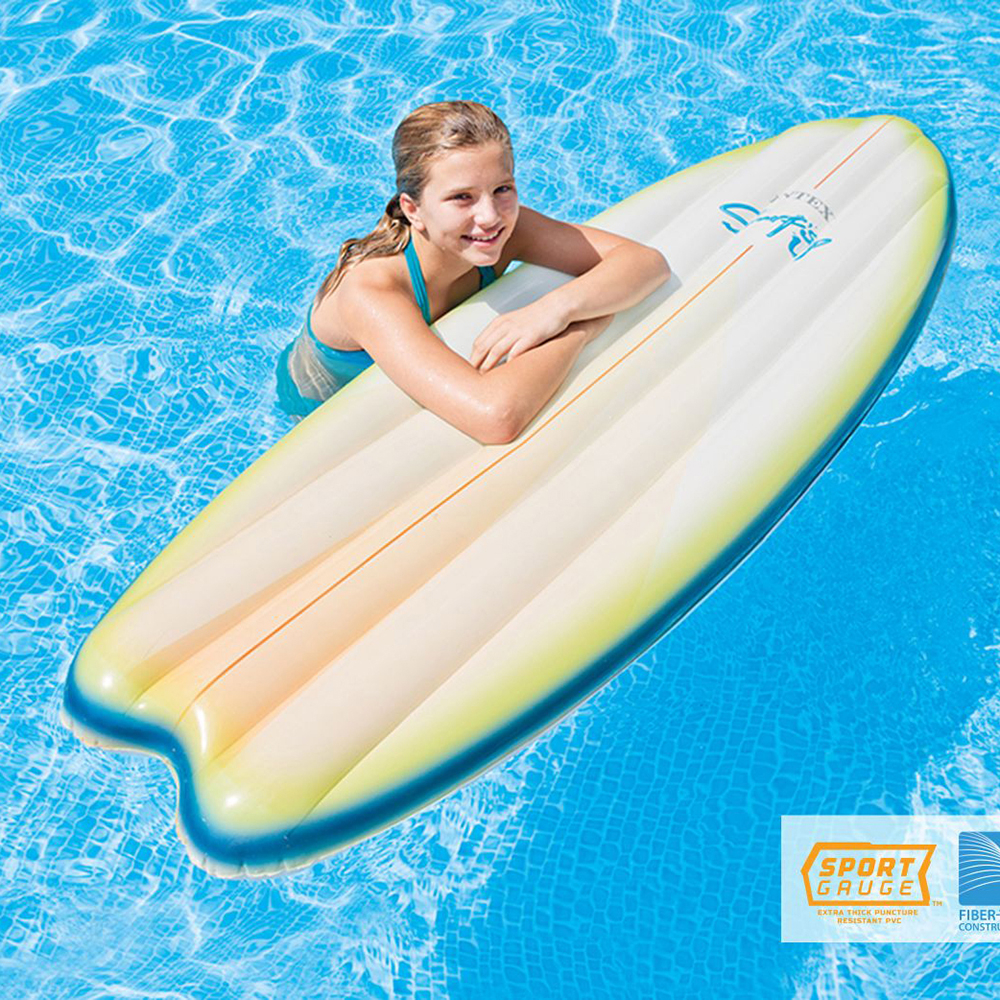 Colchoneta P/ Agua Intex Tabla De Surf ( 178 X 69 Cm )