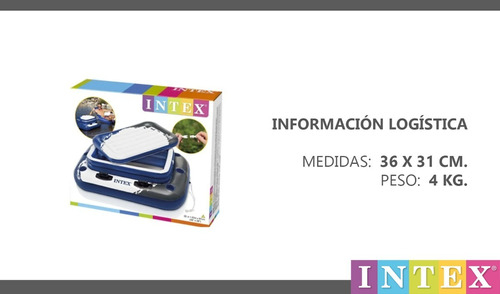 Conservadora Inflable Porta Bebida Flotador De Pileta Intex