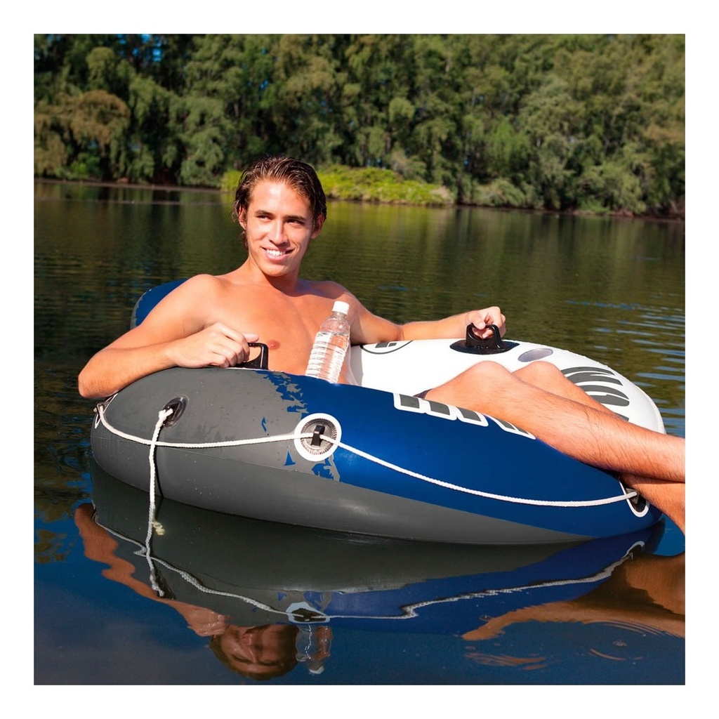 Colchoneta Sillon Inflable Flotador Pileta Intex River Run I 135 Cm 58825