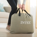 Colchón Inflable Eléctrico Intex 1 Plaza Rest Somier Azul