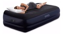 Colchón Inflable Eléctrico Intex 1 Plaza Rest Somier Azul