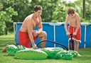 Inflador Manual Doublequickgrande Colchones 48cm Intex Negro