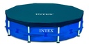 Cobertor Para Pileta Estructural Redondo Intex Frame 457 Cm