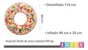 Colchoneta Inflable Donna Con Chispas Niños 114x114 Cm Intex 56263
