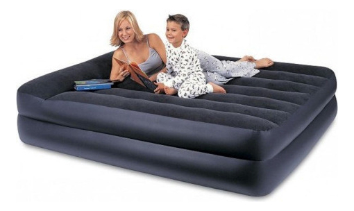 Colchón Inflable Intex Azul 2 Plazas - 152 X 203 Cm