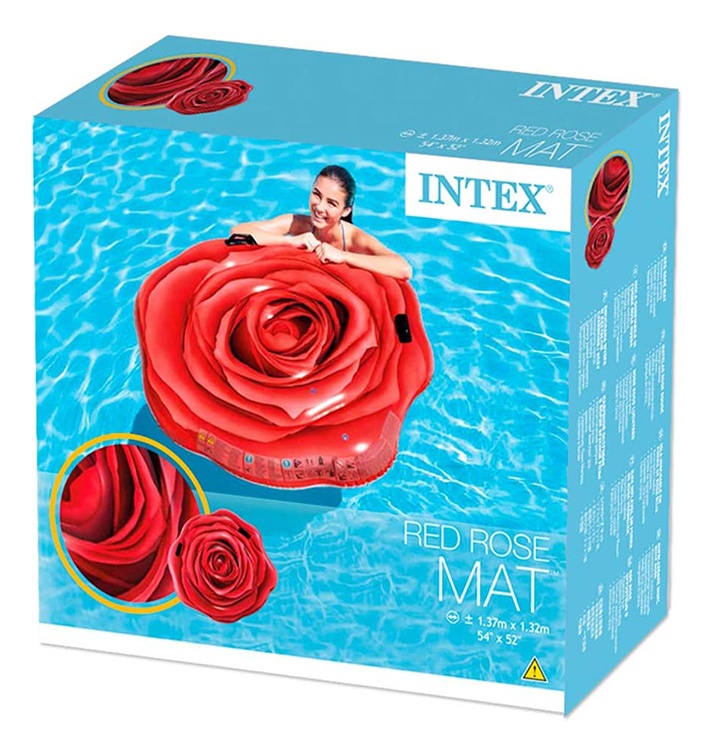 Inflable Intex Flor Rosa - 137 X 132 Cm