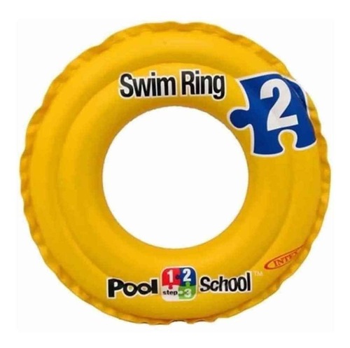 Flotador Inflable Deluxe Swim Ring Niños P/pileta 51cm Intex