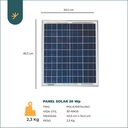Panel Solar 20w - Policristalino | Kit Solar