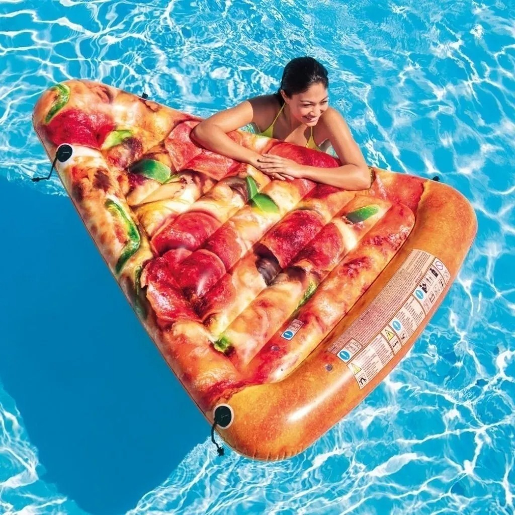 Colchoneta Inflable Pizza Intex 175x145 Cm