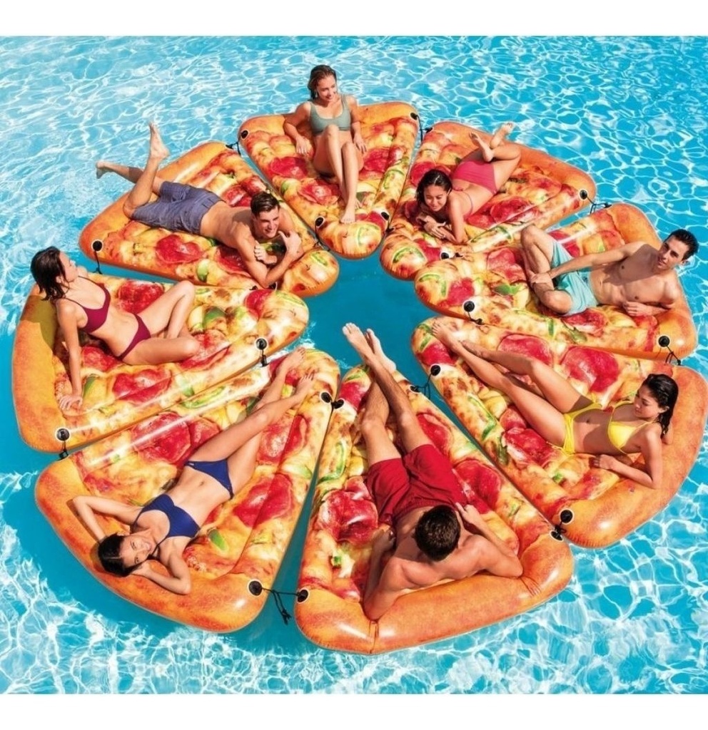 Colchoneta Inflable Pizza Intex 175x145 Cm