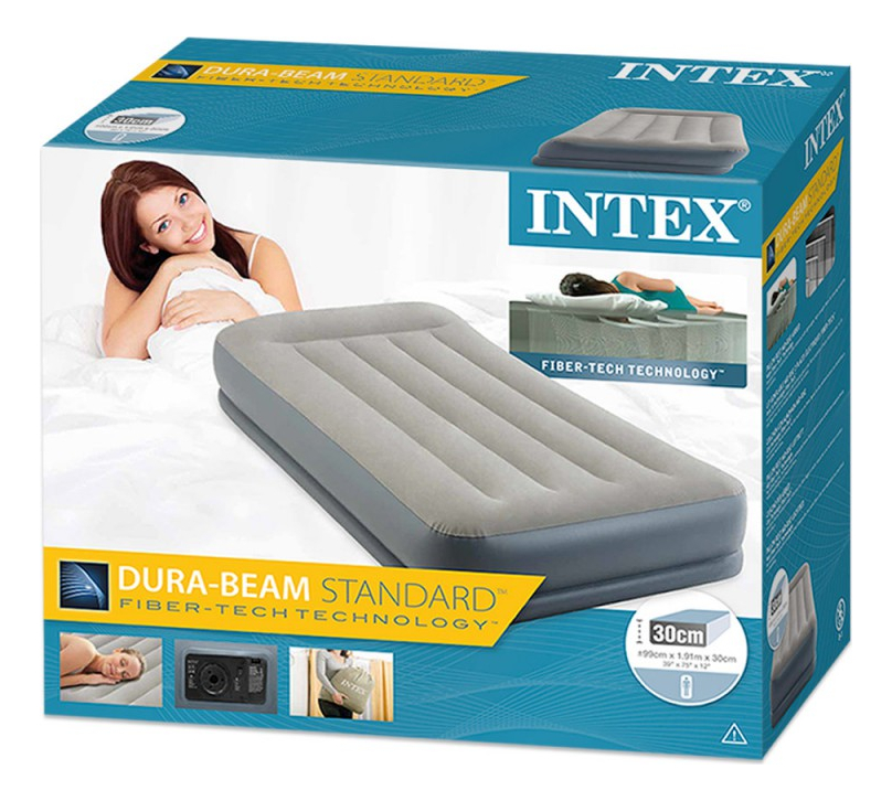 Colchon Inflable Electrico Dura-beam Intex