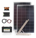 Kit Panel Solar Completo 2x100w Usb Energia Casa Rodante K8