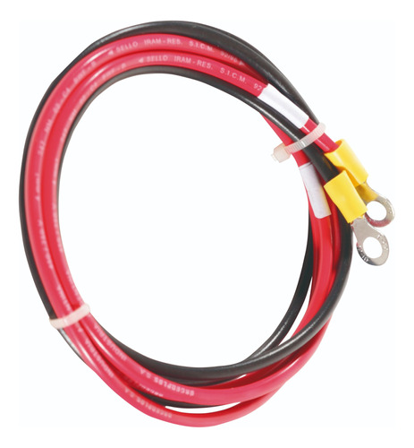 Cable Baterias Solares 2x4mm Terminales 1m Cb4-1