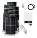 Kit Solar Ahorro 6000 W Casas Con Red Eléctrica | Intermedio