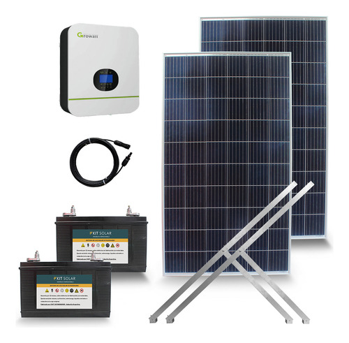 Kit Solar Full 3000w Con Regulador Mppt Inteligente | Básico